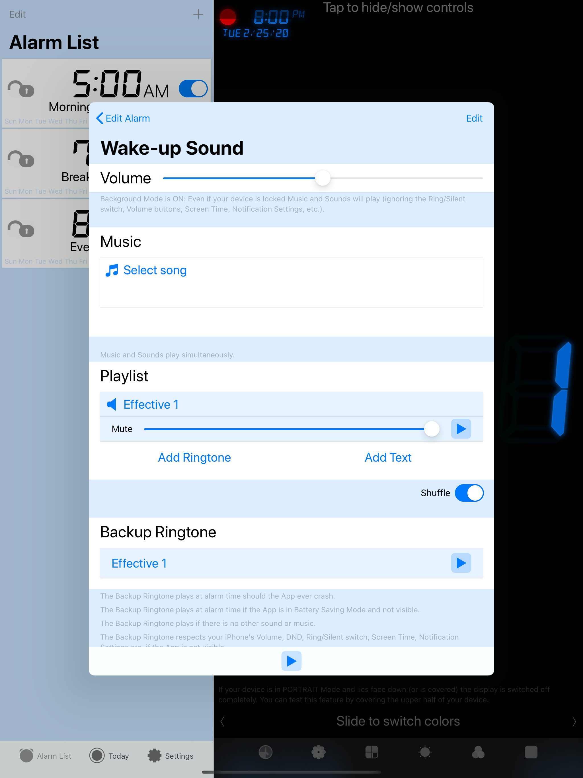 Barcode Alarm Clock Pro