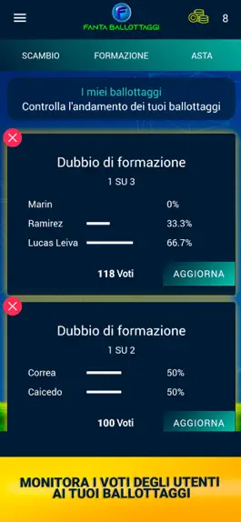 Game screenshot Fantaballottaggi Fantapazz apk