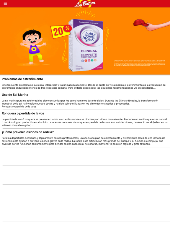 Screenshot #6 pour Droguerías La Botica