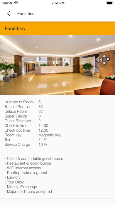 IZY Mobile Concierge Screenshot
