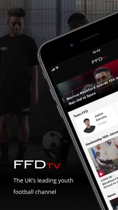 FFDTV iPhone screenshot 1 - Sports app