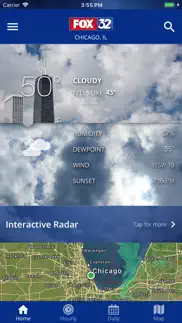 fox 32: chicago local weather iphone screenshot 1