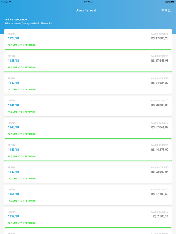 Screenshot #6 pour Union Operações