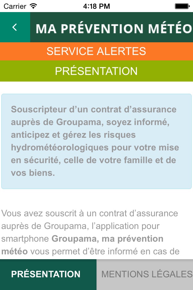 Groupama ma prévention météo screenshot 3