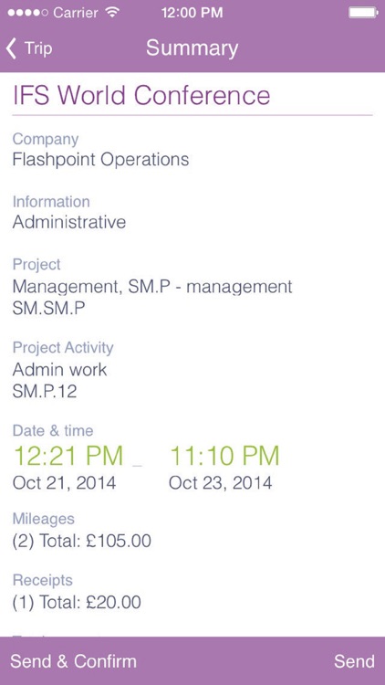 IFS Trip Tracker 9 screenshot-4