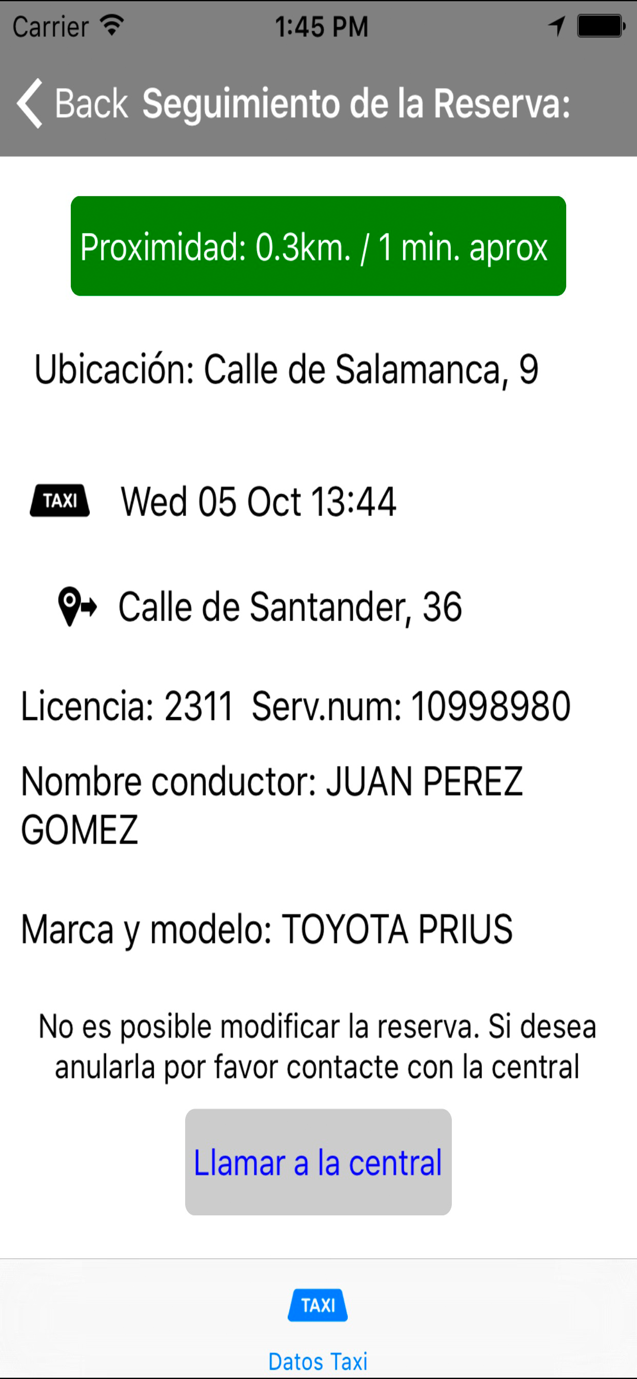 TAXI ZARAGOZA
