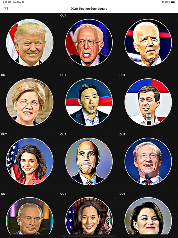 2020 Election Soundboard Screenshots