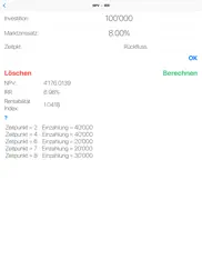 fincalcpro finanzrechner ipad bildschirmfoto 1