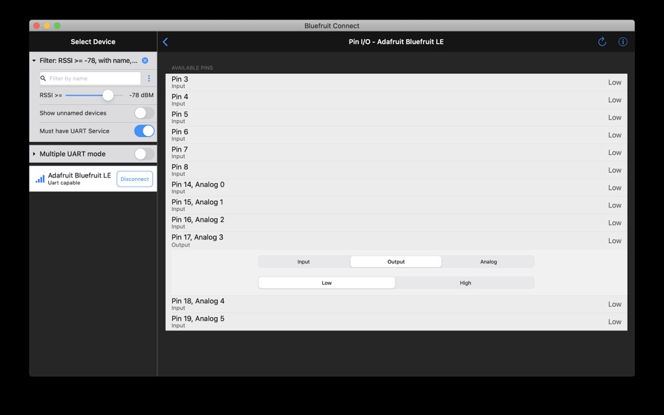 #4. Bluefruit Connect (macOS) بواسطة: Adafruit Industries
