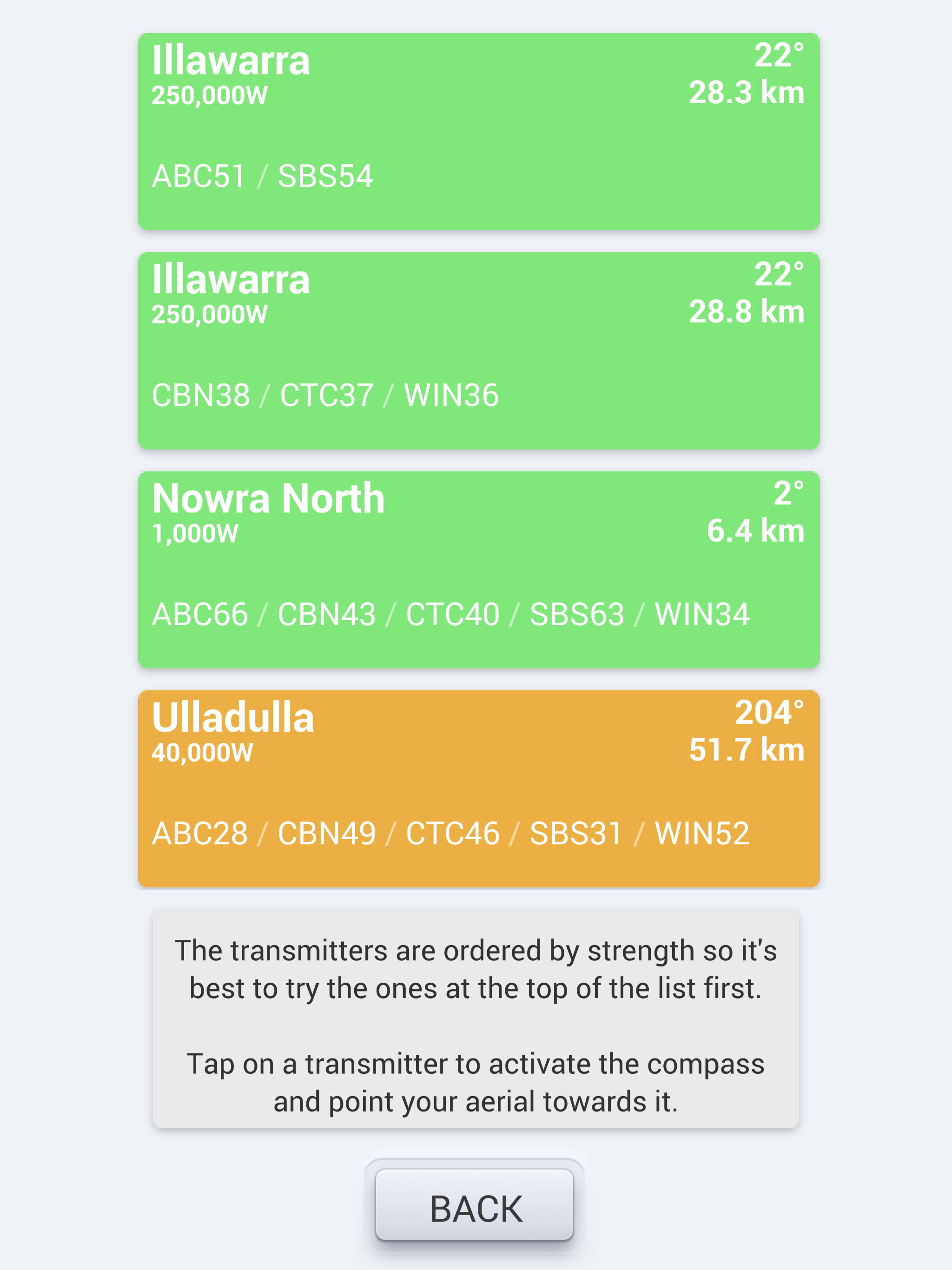 Antenna Finder