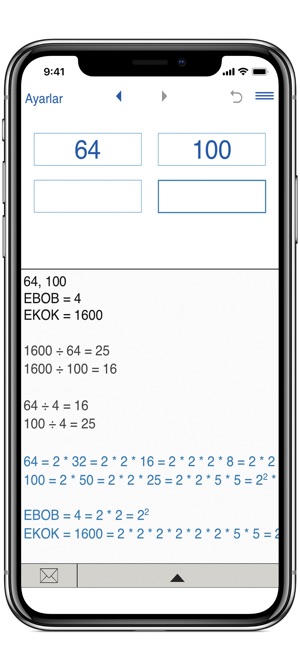 ‎EBOB ve EKOK Hesaplama App Store'da