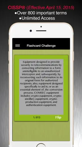 Game screenshot CISSP® Flashcard mod apk