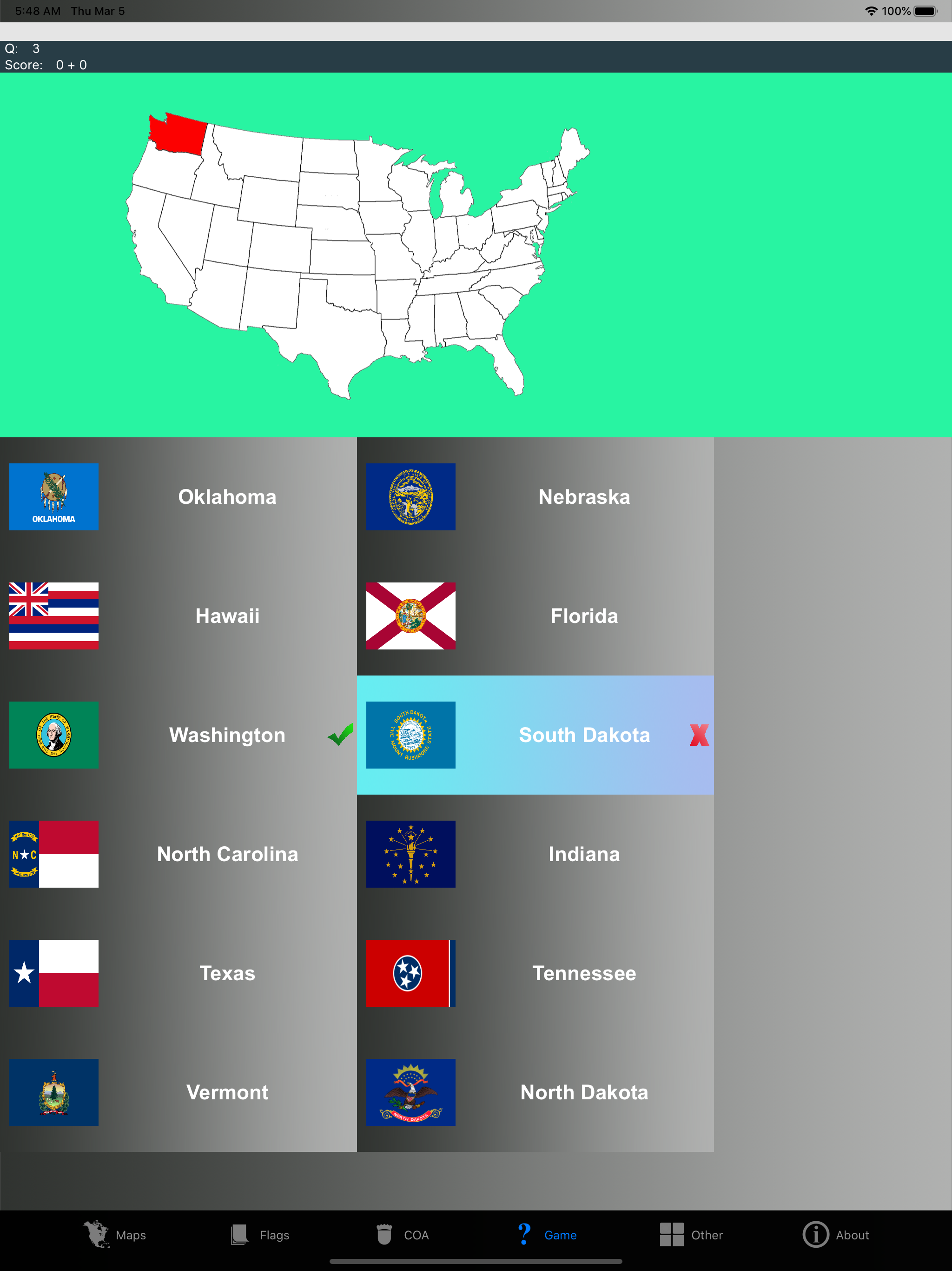 North America Country's States screenshot 17