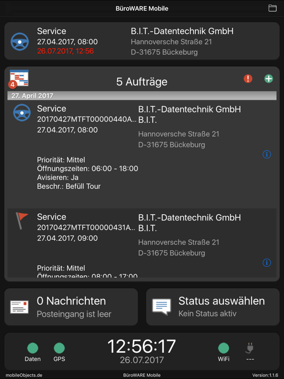 Screenshot #4 pour BüroWARE Mobile