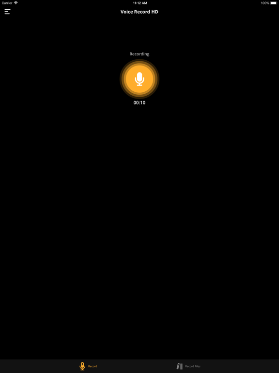 Screenshot #4 pour Voice Record HD