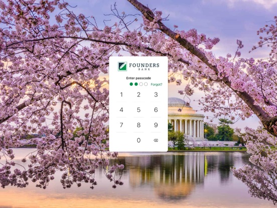 Founders Bank Personal iPad screenshot 3 - Finance app