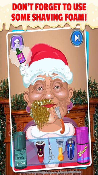 How to cancel & delete Santas Christmas Shaving Salon - Free Kids Games from iphone & ipad 2