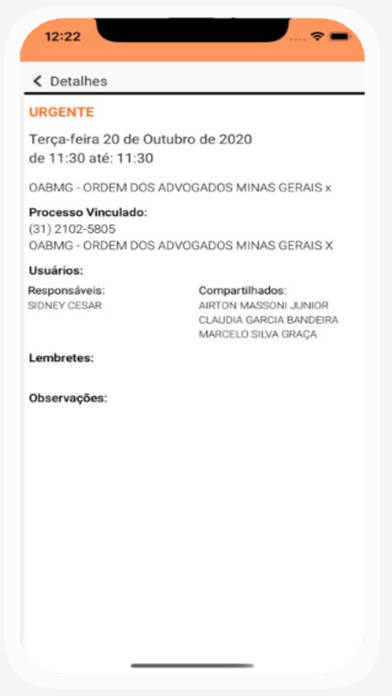 GOJUR Software Jurídico Screenshot