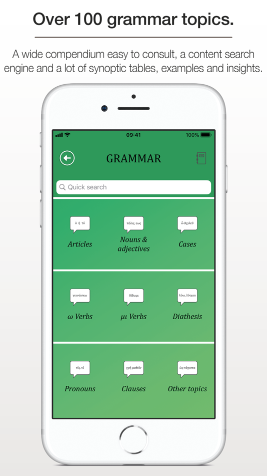 #2. Ancient Greek Reference (iOS) Podle: Giovanbattista Pia
