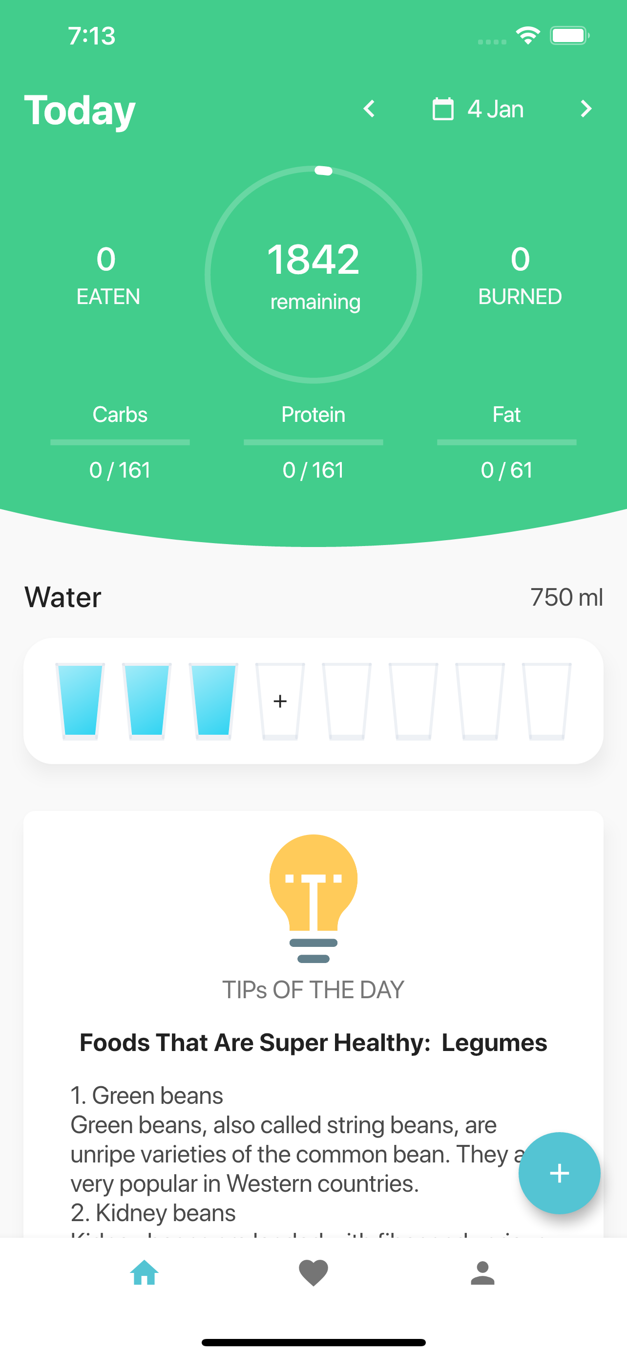 Calories: Eat Clean Diet Track