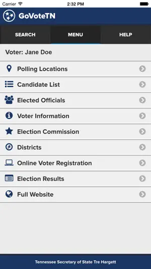 GoVoteTN screenshot 2