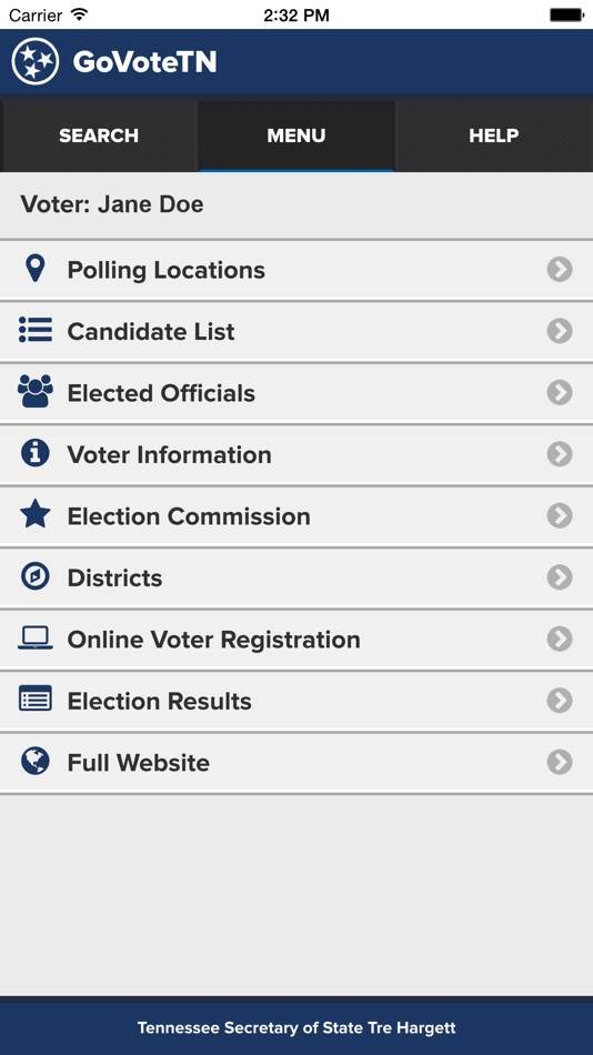 #2. GoVoteTN (iOS) 由: Tennessee Secretary of State