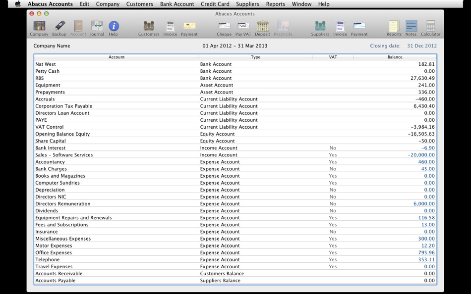 Abacus Accounts Lite - 14.9 - (macOS)