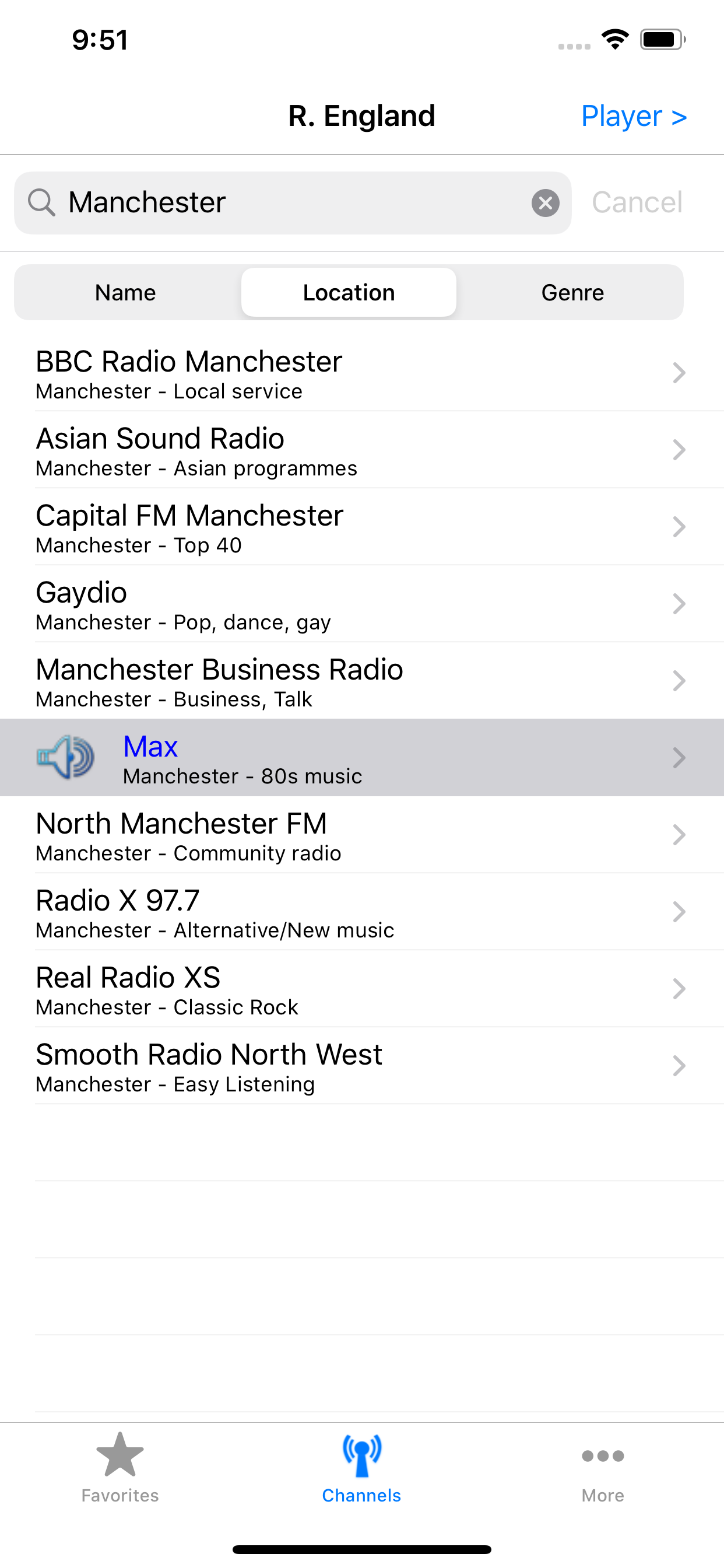 Radio England screenshot 4