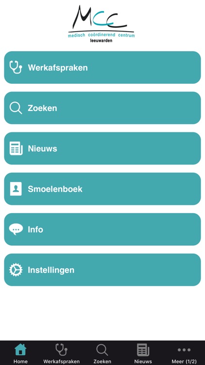 Werkafspraken MCC Leeuwarden
