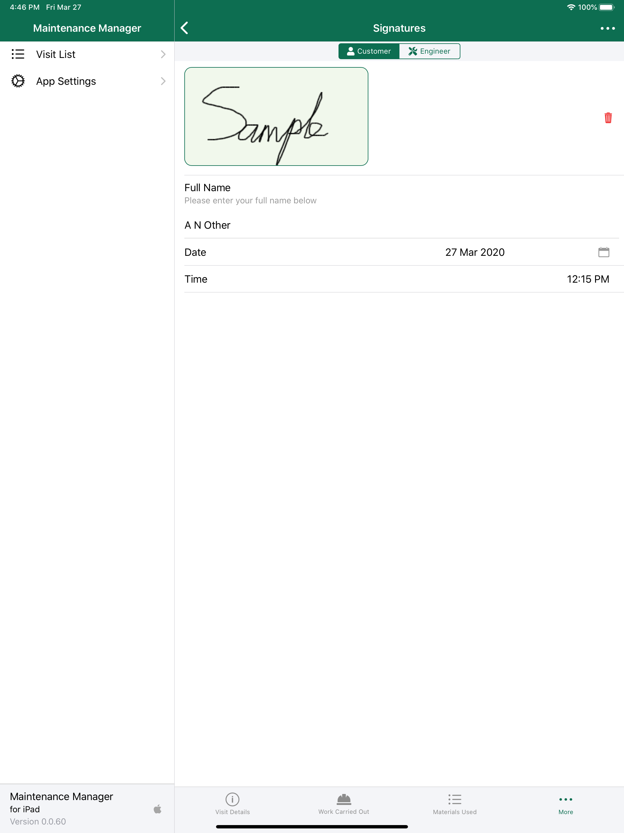 Maintenance Manager screenshot 10