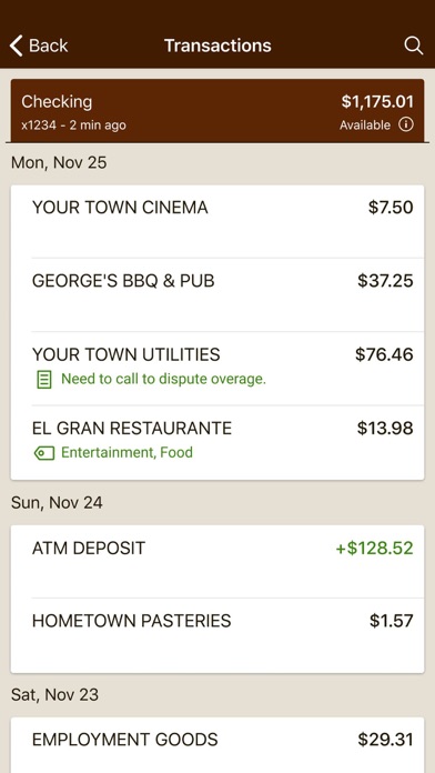 Glenwood State Bank Screenshot