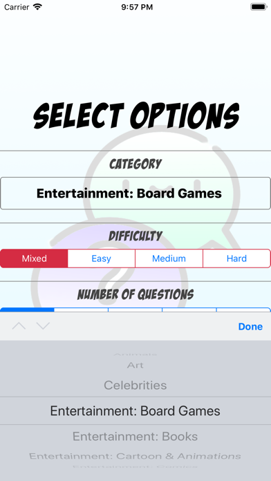 React Trivia Game screenshot 3