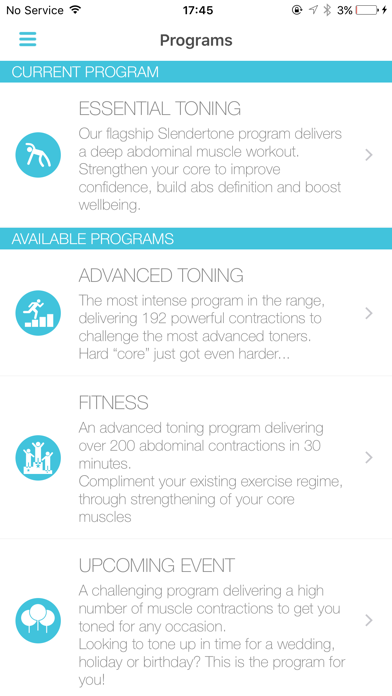 Slendertone Connect Screenshot