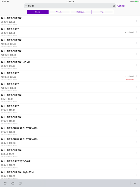 Screenshot #5 pour Michigan Liquor Inventory
