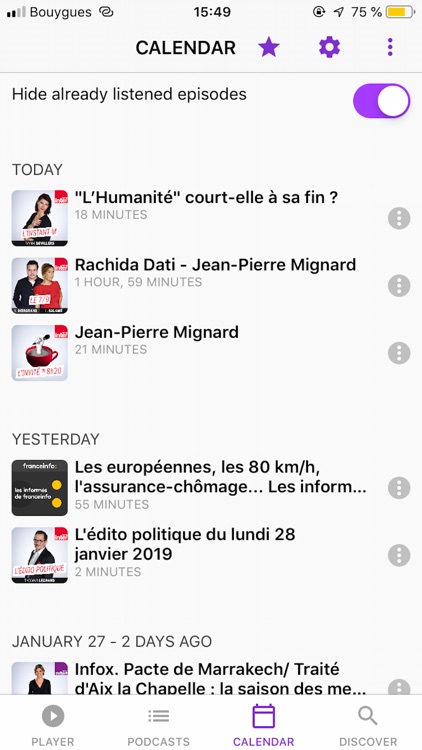 Podcasts Tracker screenshot-3