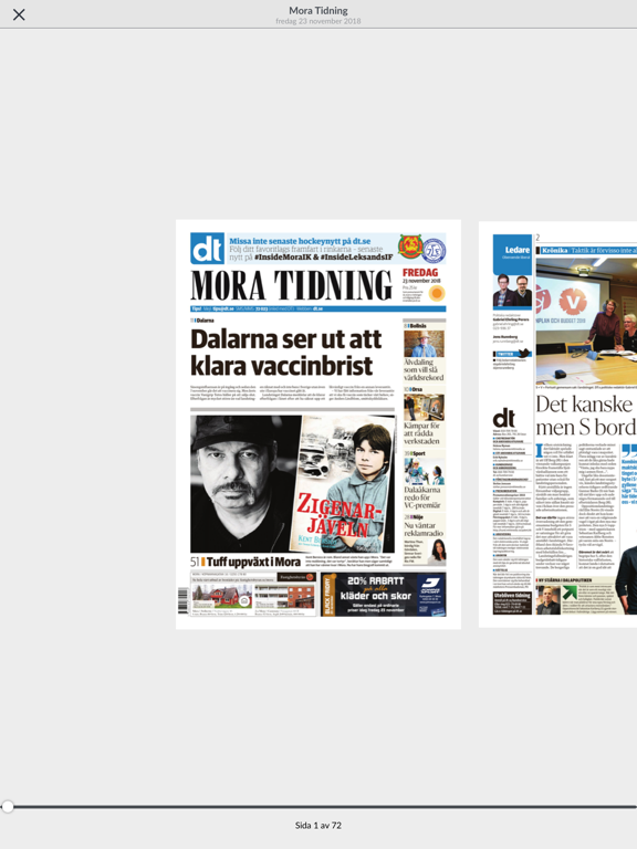 Screenshot #6 pour Mora Tidning e-tidning