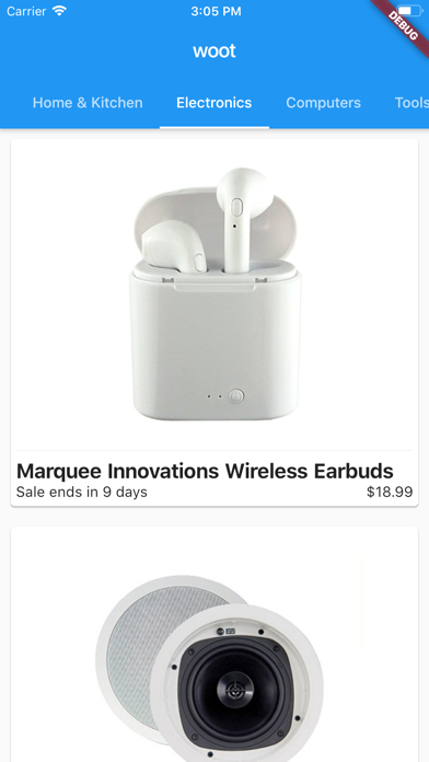 Screenshot #1 pour Woot Dashboard