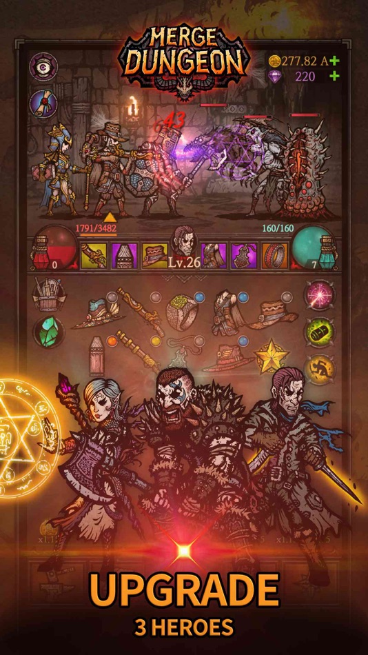 #2. Merge Dungeon (iOS) 由: NANOO COMPANY Inc.
