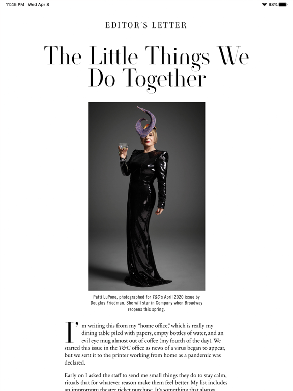 Town & Country Magazine US iPad screenshot 2 - Lifestyle app