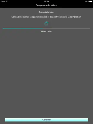 Screenshot 3 Compresor vídeos iphone