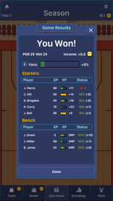 Hoop League Tactics screenshot