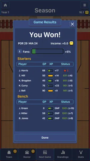 Hoop League Tactics screenshot 8