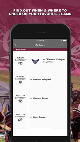Game screenshot Evangel University Gameday apk