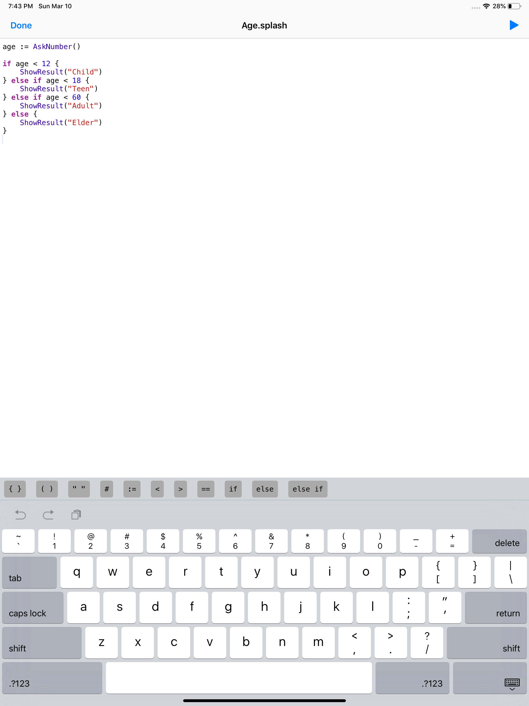 Splash - Programming Language