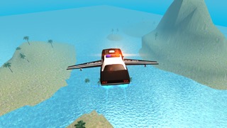 Flying Police Car Driving Simのおすすめ画像2