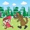 Red Riding Hood and Labyrinth of Forest(Sokoban,warehouse keeper) is a transport puzzle in which the Red Riding Hood pushes mushrooms around a labyrinth