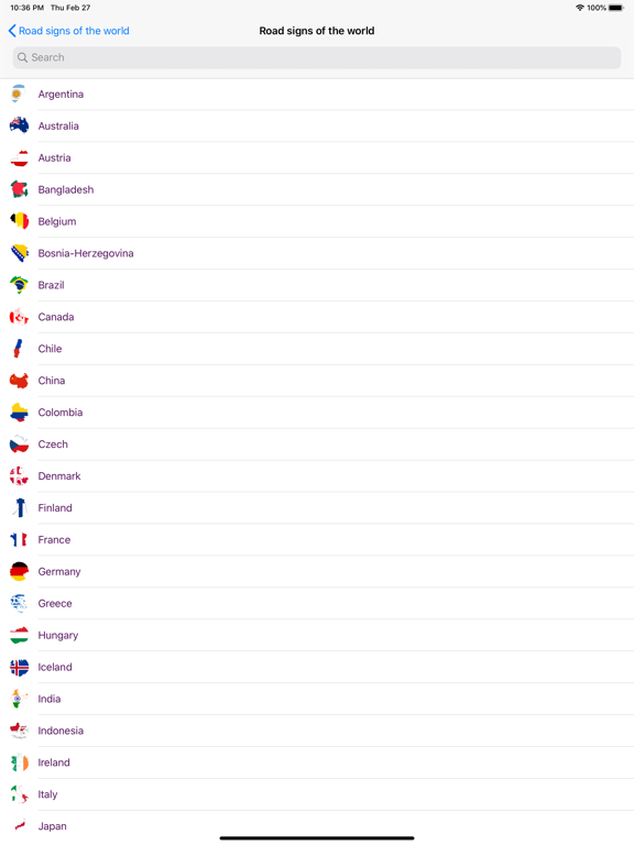 Screenshot #4 pour Road signs: all countries