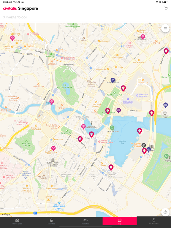 Singapur Guide Civitatis.com iPad screenshot 4 - Travel app