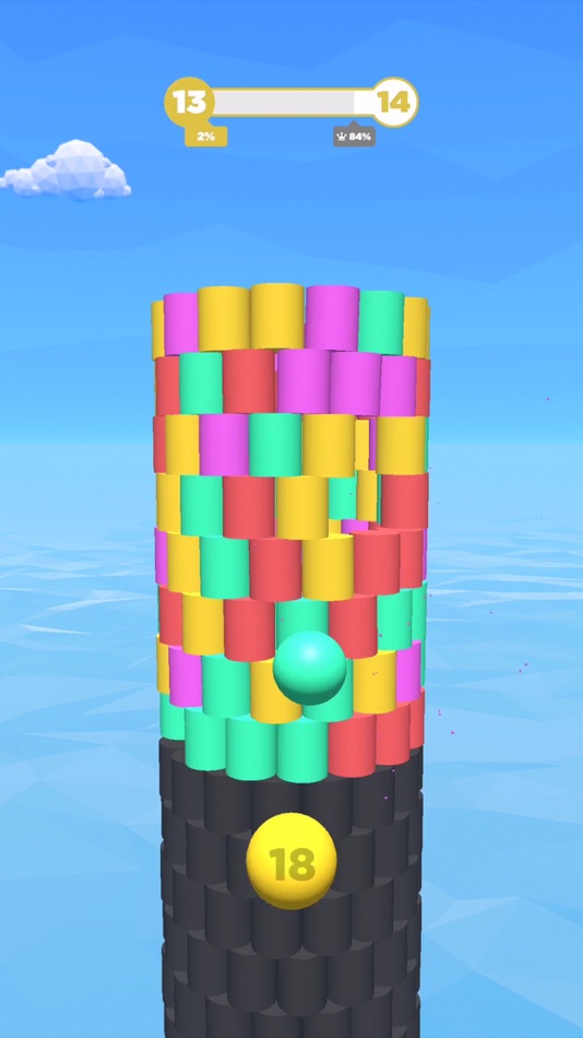 #3. Tower Color - Hit and crash! (iOS) 由: HOMA GAMES