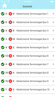 Medizinische Terminologie Test screenshot 6